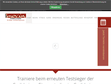 Tablet Screenshot of fitness.movin-crailsheim.de
